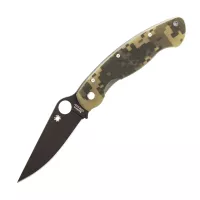 Нож складной Military, 10,2 см, SPYDERCO, США видео продукта