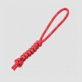 Темляк из паракорда световозвращающий red, серия Cord Тип2, CORD, Россия, Темляки из паракорда CORD