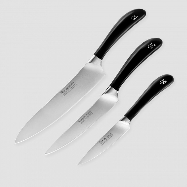 Набор из 3-х кухонных ножей поварская тройка, серия Signature knife, ROBERT WELCH, Великобритания