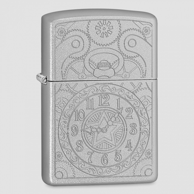 Зажигалка бензиновая Clock, ZIPPO, США
