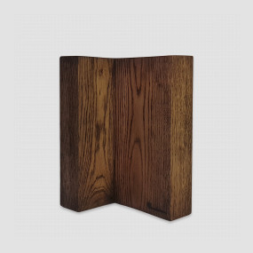 Подставка магнитная для 8-и ножей KS009SOB, 24 х 12,5 х 17,5 см, дерево дуб, WOODINHOME, Россия, Подставки для ножей