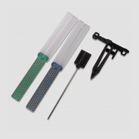 Набор алмазный для заточки в пластиковом кейсе Diafold Magna-Guide (Extra-Extra-Fine / Extra-Fine, Fine / Coarse), серия Knife sharpeners, DMT, США, Точильные наборы