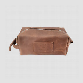 Несессер дорожный, цвет коричневый, KNIFE TO MEET YOU, Россия, Сумки