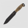 Нож с фиксированным клинком RD-7 Black Micarta, 19 см, ONTARIO, США