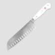 Нож кухонный Сантоку 17 см, с углублениями на кромке, серия White Classic, WUESTHOF, Золинген, Германия_00803750044230055477.jpg