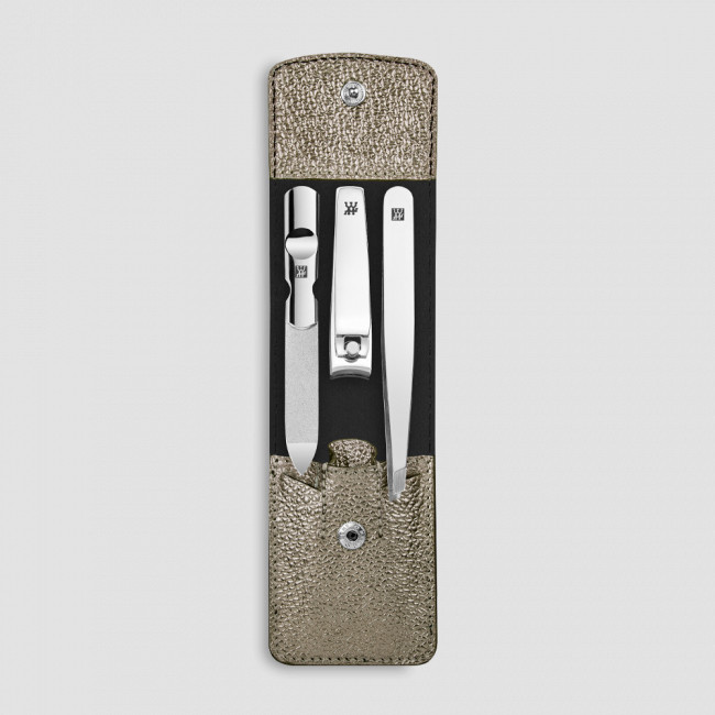 Набор маникюрный в кожаном футляре, цвет серебристый, 3 предмета, Classic Inox, ZWILLING J.A. HENCKELS, Германия