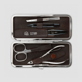 Набор маникюрный в кожаном футляре, 5 предметов, YES, Германия, YES (Германия)