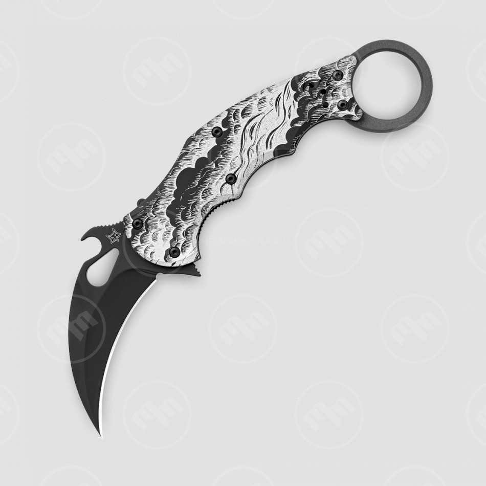 Нож складной Karambit, 6,5 см, FOX, Италия