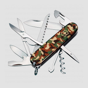 Нож швейцарский многофункциональный складной Huntsman 15 функций, 7 см, VICTORINOX, Швейцария, VICTORINOX (Швейцария)