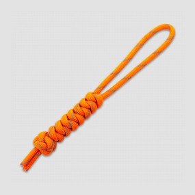 Темляк из паракорда световозвращающий neon orange, серия Cord Тип2, CORD, Россия, Темляки из паракорда CORD
