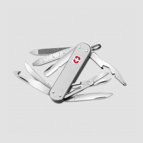 Нож швейцарский складной Mini Champ Alox, 15 функций, 4 см, VICTORINOX, Швейцария, VICTORINOX Swiss Army Keychain