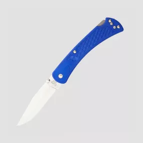 Нож складной 110 Slim Select Blue, 9,5 см, материал клинка: сталь 420HC, материал рукояти: термопластик GRN, BUCK, США, BUCK (США)