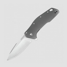 Нож полуавтоматический складной Eris, Stonewashed Blade, Steel Handle with Titanium Carbo-Nitride Coating, KERSHAW, США, KERSHAW (США)