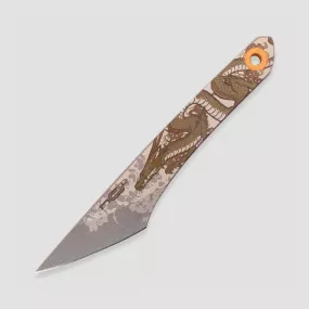 Нож с фиксированным клинком Koi, 3,4 см, N.C. CUSTOM, Россия, Городской нож скрытого ношения