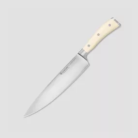 Профессиональный поварской кухонный нож 23 см, серия Ikon Cream White, WUESTHOF, Золинген, Германия, Немецкие поварские ножи