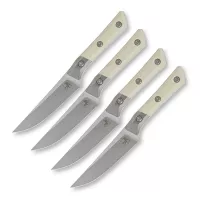 Набор столовых ножей для стейка, 4 штуки, MICROTECH, США видео продукта