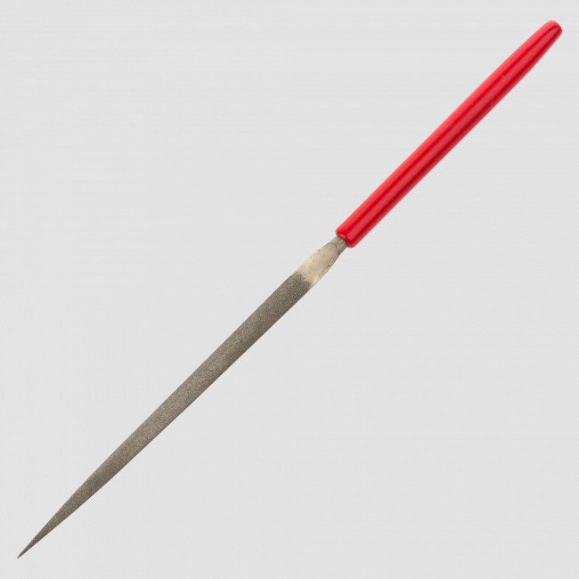 Надфиль алмазный с овальным сечением Crossing, Fine Grit (600), цвет: красный, серия Knife sharpeners, EZE-LAP, США