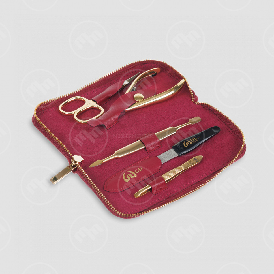 Набор маникюрный в футляре, 5 предметов, GD, Германия