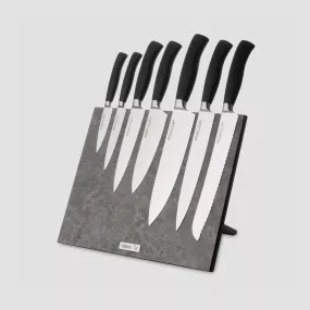Набор кухонных ножей, 7 штук, на магнитной подставке ComposeEat, серия Ergo Line Pro, BERGER CUTLERY, Германия, Ergo Pro BERGER CUTLERY