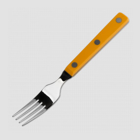 Вилка для стейка 19,5 см, рукоять желтая, серия Mesa, ARCOS, Испания, Ножи и наборы для стейка