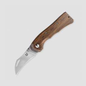 Нож складной грибной с щеткой Spora Mushrooms Knife, 6,5 см, FOX, Италия, 