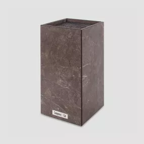 Подставка универсальная для кухонных ножей, 11x11x24 см, мрамор темный, композитный материал, серия Fashion, ComposeEat, Россия, COMPOSE EAT (Россия)