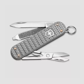 Нож швейцарский складной Classic SD Precious Alox Infinite Grey, 5 функций, 4 см, VICTORINOX, Швейцария, Швейцарский нож