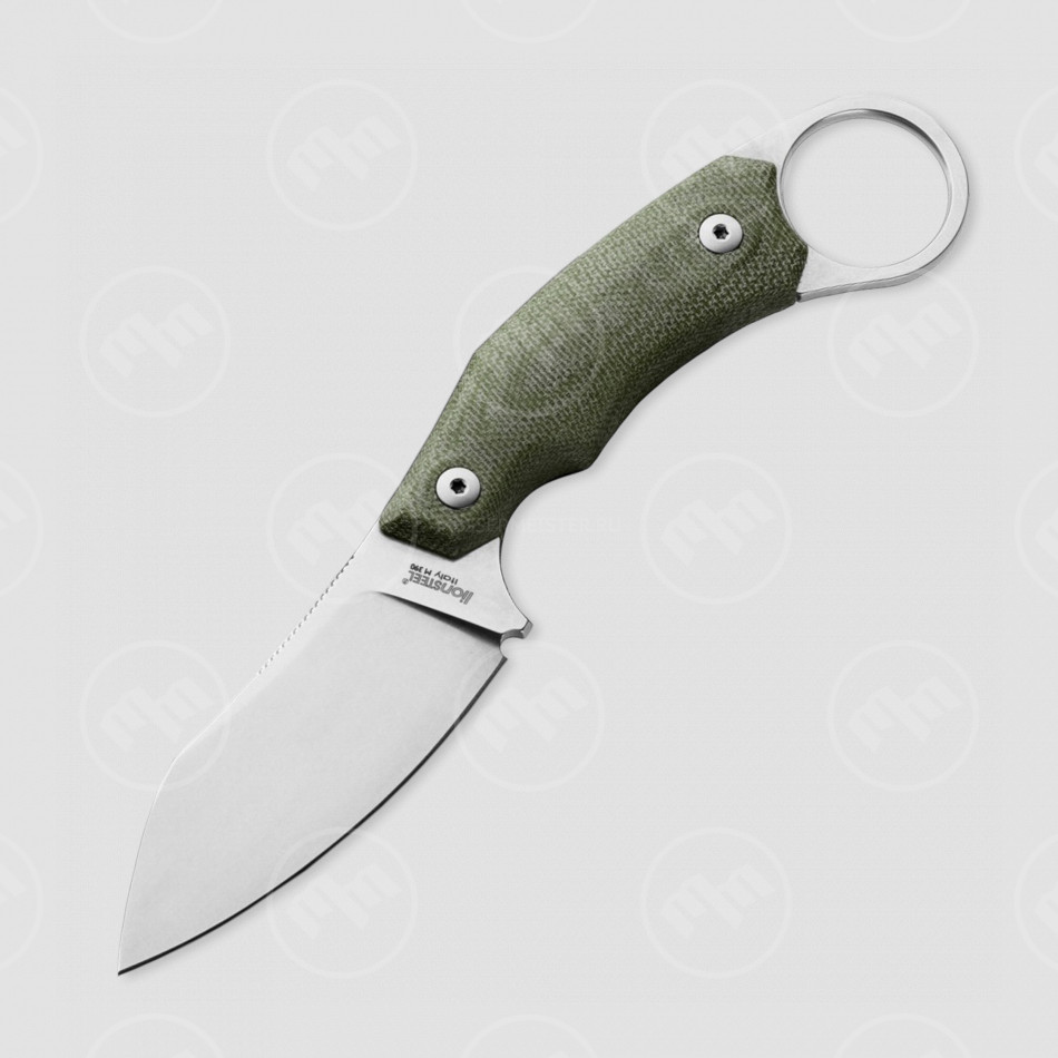 Нож с фиксированным клинком H1, 7,5 см, LionSteel, Италия