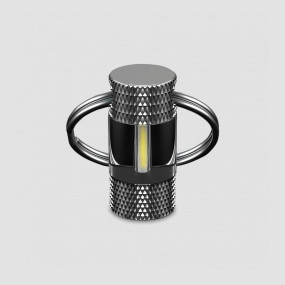 Брелок - кольцо для ключей с тритиевой желтой светящейся вставкой, BOKER, Германия, Аксессуары