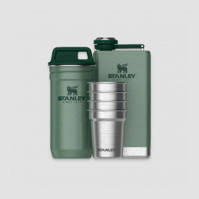Набор из 4-х стопок 59 мл с флягой 230 мл, цвет зеленый, серия Adventure, STANLEY, США, STANLEY (США)