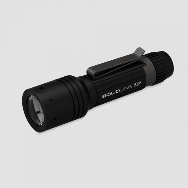 Фонарь светодиодный карманный Solidline ST5, цвет черный, LED LENSER, Германия