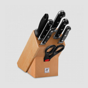 Набор из 5-и кухонных ножей, ножниц и мусата в подставке, серия Professional S, ZWILLING J.A. HENCKELS, Германия, Наборы кухонных ножей