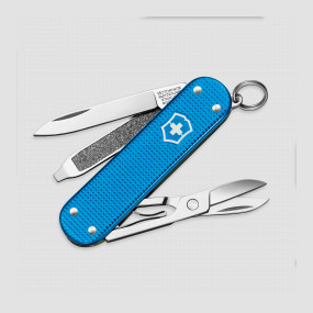 Нож швейцарский складной Classic Alox, 5 функций, 4 см, VICTORINOX, Швейцария, 