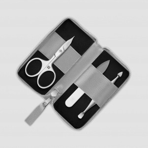 Набор маникюрный в кожаном футляре, 3 предмета, серый, серия Beauty Premium, ZWILLING J.A. HENCKELS, Германия, ZWILLING J.A. HENCKELS (ГЕРМАНИЯ)