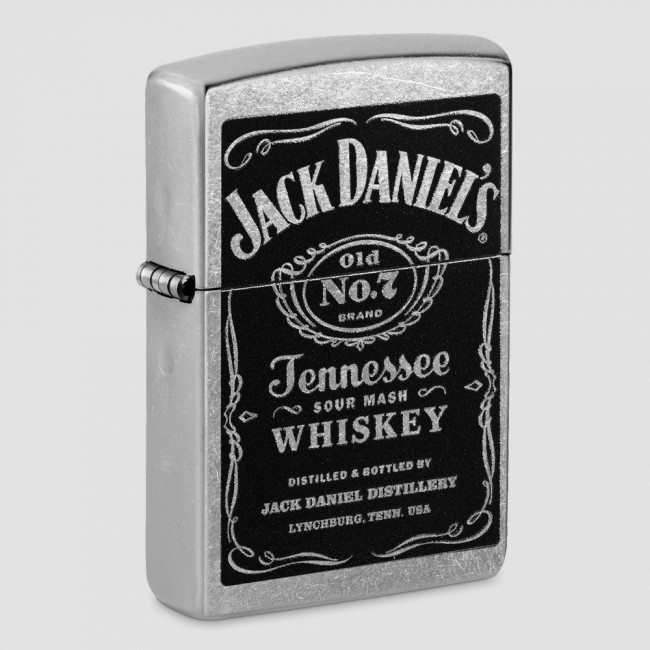 Зажигалка бензиновая Jack Daniels Street Chrome, ZIPPO, США