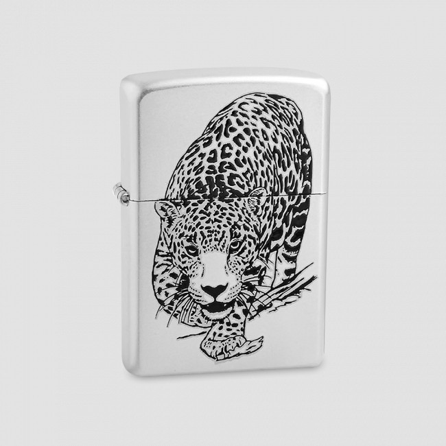 Зажигалка Leopard Satin Chrome, ZIPPO, США