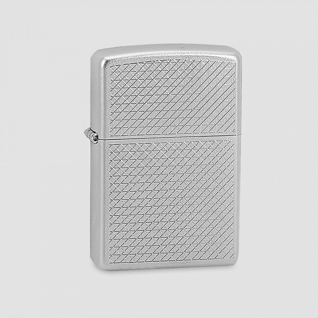 Зажигалка ZIPPO Diamond Plate Satin Chrome, ZIPPO, США