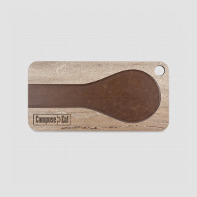 Подставка кухонная под ложку, 20х10см, травертин капучино, серия ProFashion, ComposeEat, Россия, Аксессуары кухонные