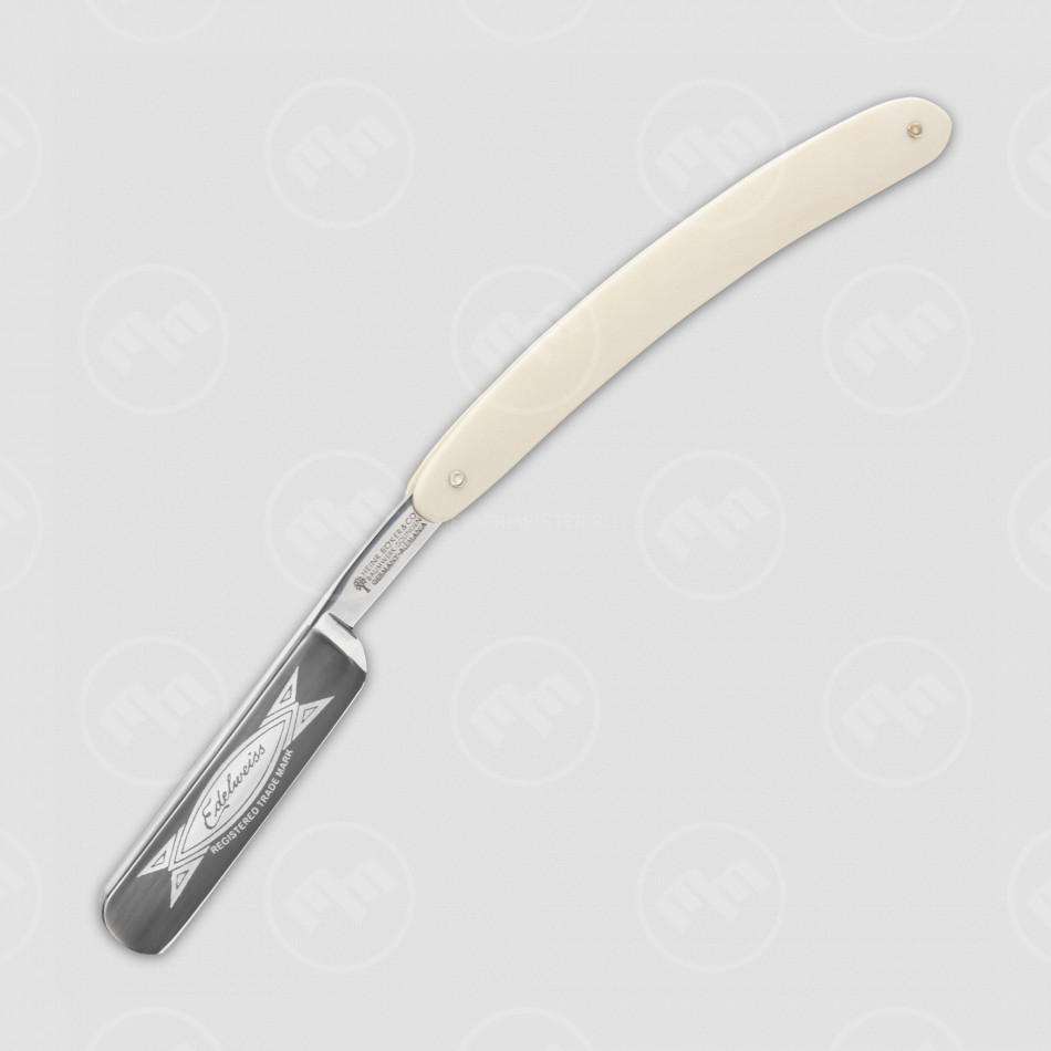 Бритва Straight Razor Edelweiss Carbon Steel, 8 см, BOKER, Германия