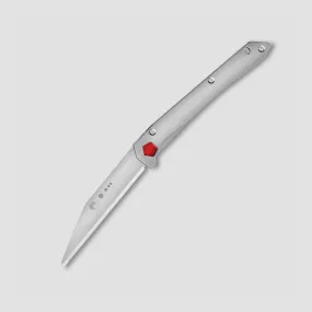 Нож складной TCK 416, 8,6 см, сталь Tungsten Carbide, рукоять сталь, SANDRIN, Италия, 