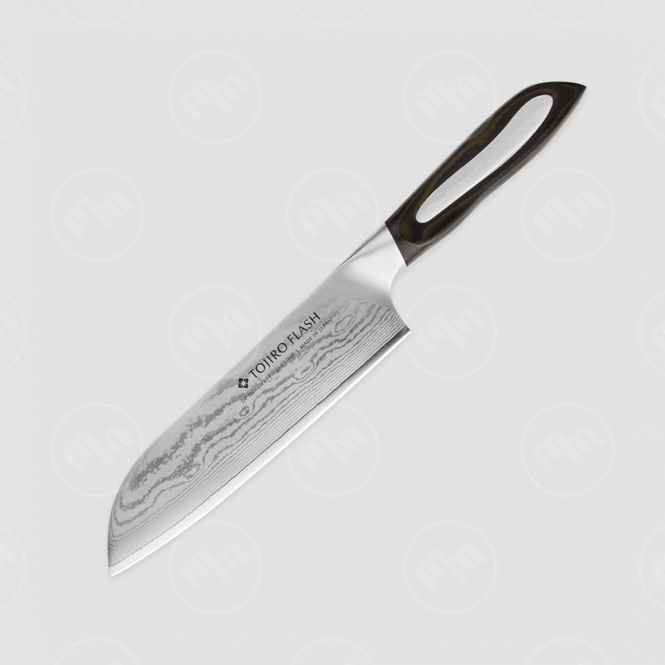 Нож кухонный поварской Сантоку, 18 см, TOJIRO, Япония