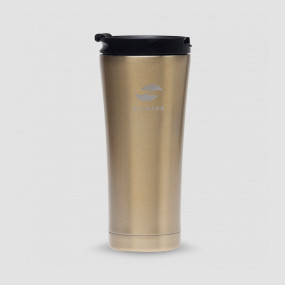 Термокружка, 450 мл, нержавеющая сталь, коричневый, STINGER, Россия, STINGER (Россия)