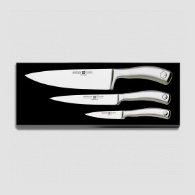 Набор кухонных ножей 3 штуки, серия Culinar, WUESTHOF, Золинген, Германия, Подарочный набор кухонных ножей