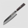 Нож кухонный Santoku, 18 см, Black Damascus, HEIMCUT, Россия