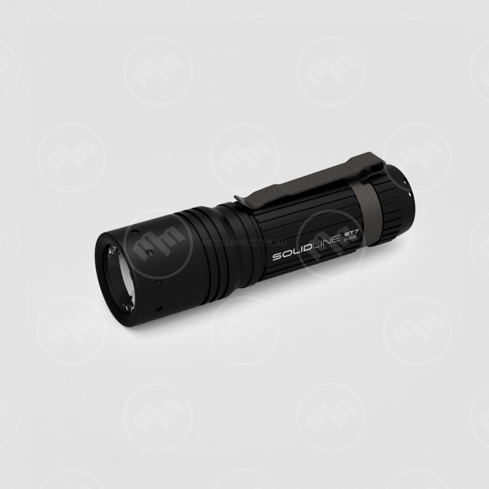 Фонарь светодиодный Solidline ST7, цвет черный, LED LENSER, Германия