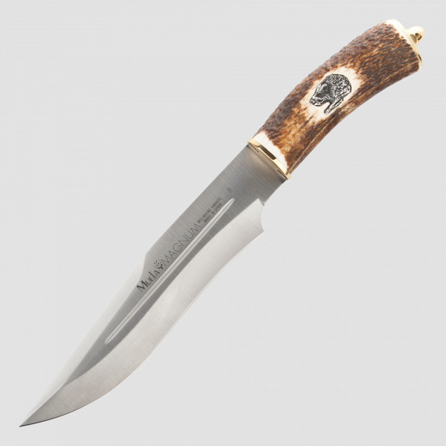 Нож с фиксированным клинком Magnum, чехол кожа, MUELA, Испания
