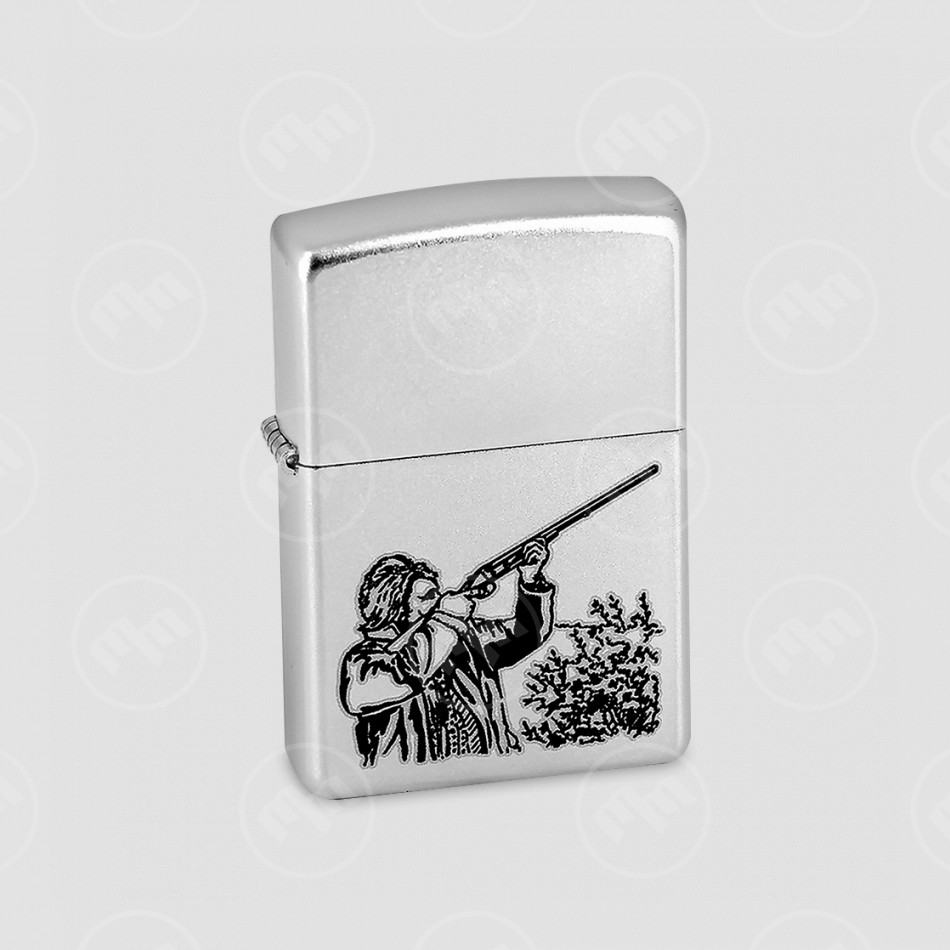 Зажигалка Hunter Satin Chrome, ZIPPO, США