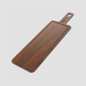 Доска композитная с желобом для сервировки и подачи, 42х12см, ясень рибейра, серия ProFashion, ComposeEat, Россия, Сервировочные доски COMPOSE EAT