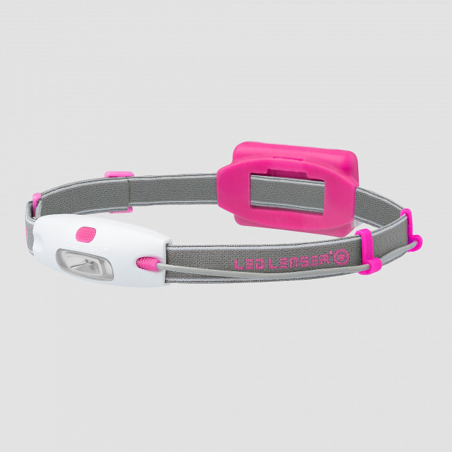 Фонарь налобный, светодиодный, цвет: розовый 6112, LED LENSER, Германия