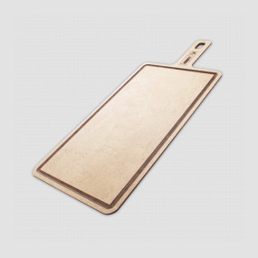 Доска композитная с желобом, для сервировки и подачи, 42х18см, порфир кремовый, серия ProFashion, ComposeEat, Россия, Сервировочные доски COMPOSE EAT